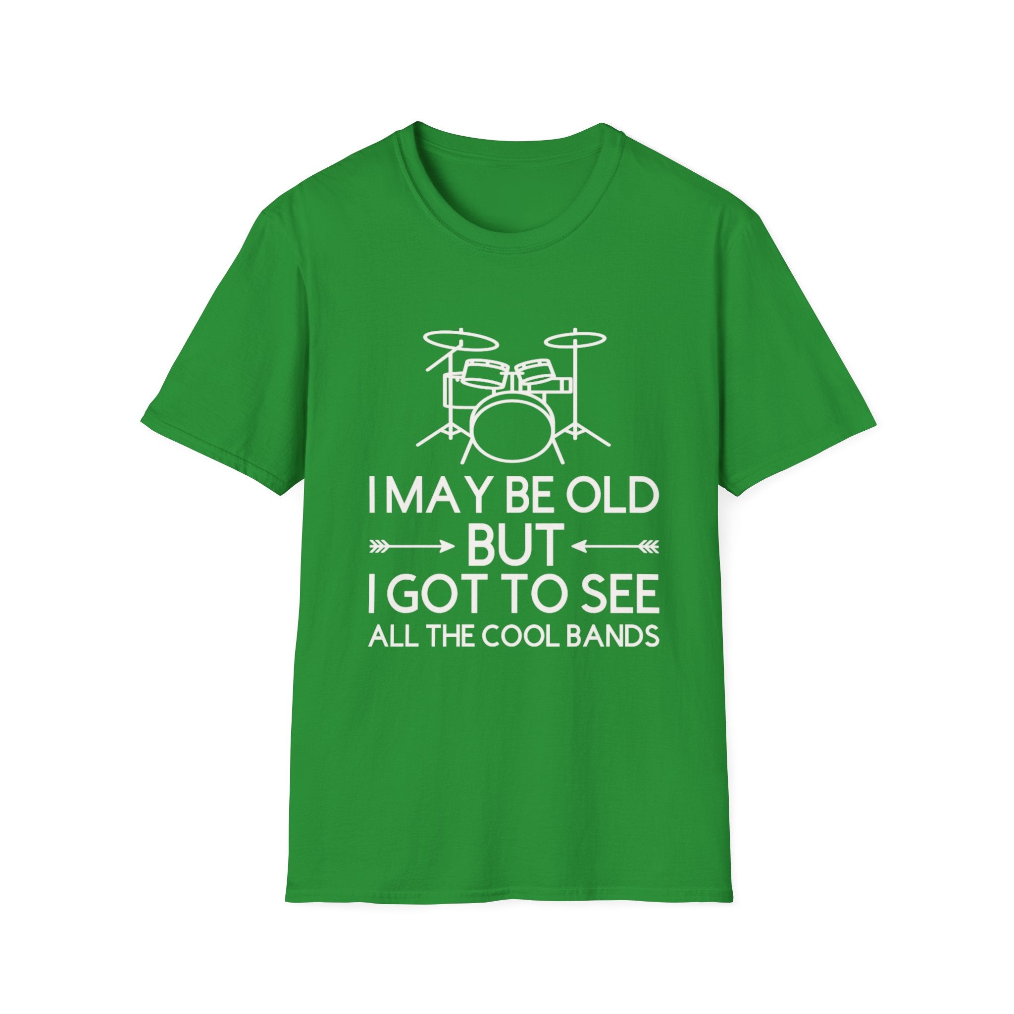 "I May Be Old But I Got To See All The Cool Bands" Unisex Softstyle T-Shirt, Vintage Rock Tee, Music Lover Shirt, Gift for Musicians, [...]