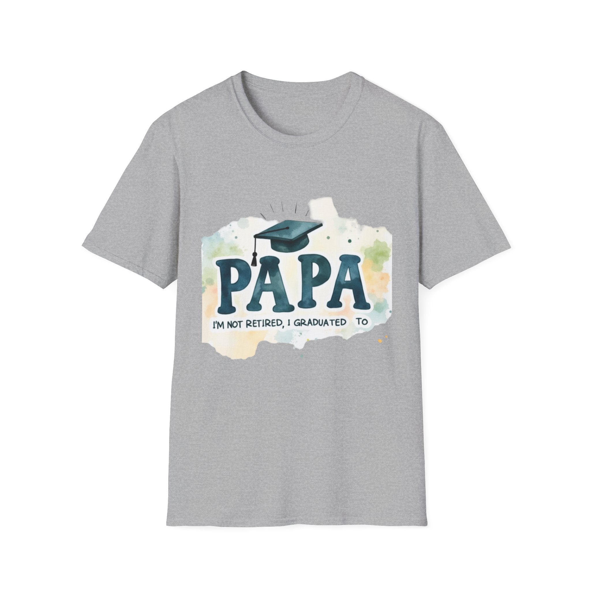 Funny Graduation T-Shirt for Dad, Great Gift for Father's Day, Papa Shirt, Unisex Softstyle Tee, Graduation Celebration Apparel