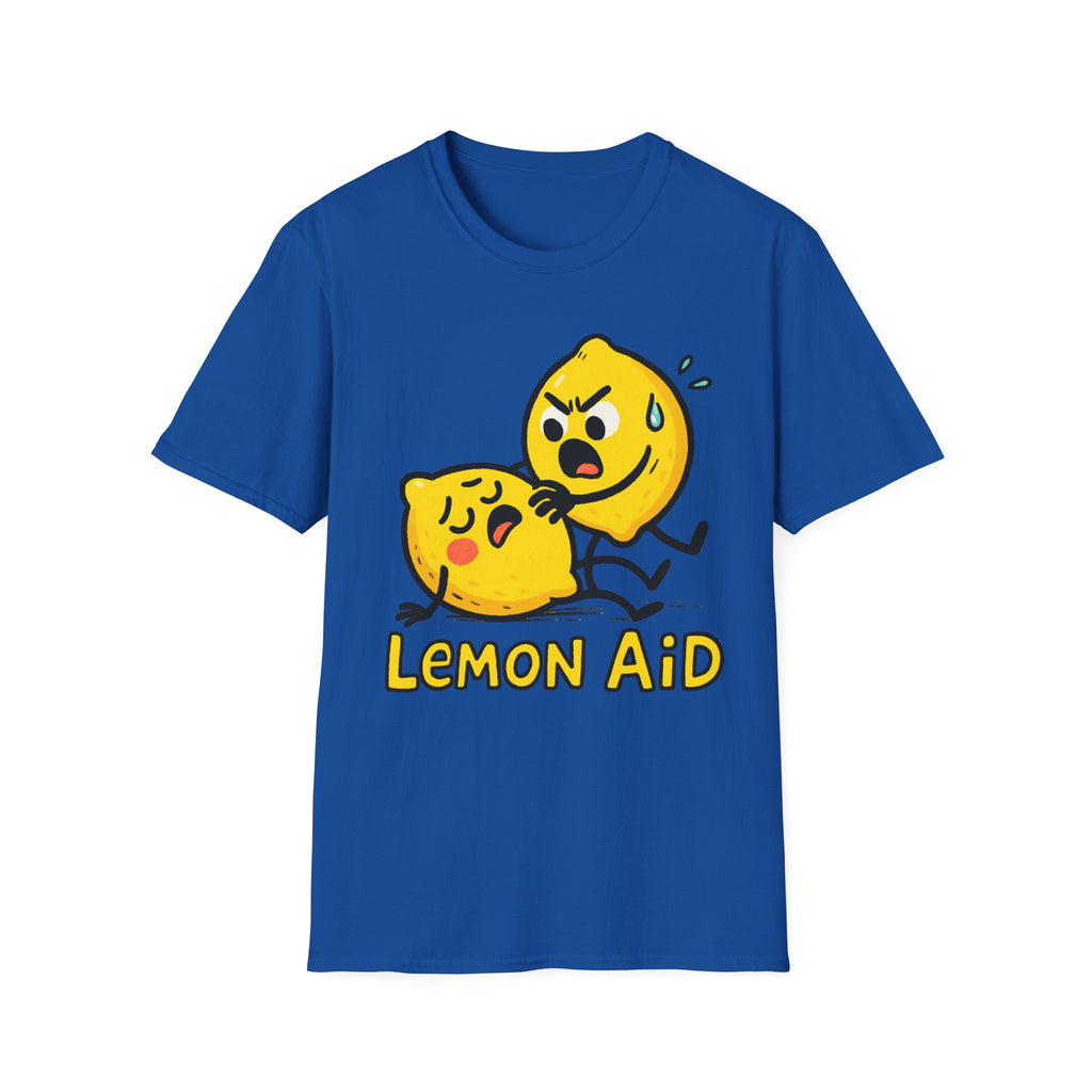 Lemon Aid T‑Shirt - Funny Rescue Lemons Graphic Tee