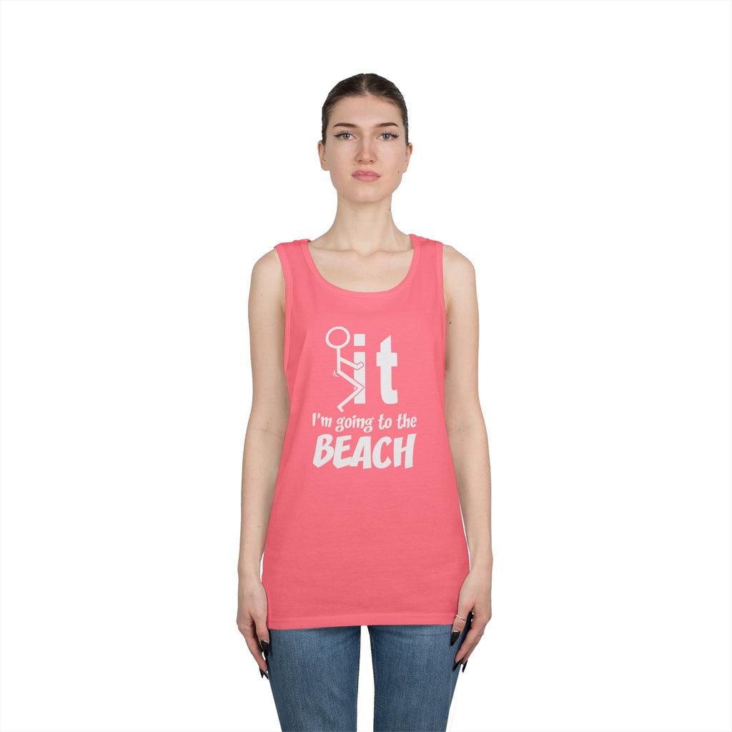 Unisex Beach Vacation Tank Top, Summer Apparel, Beachwear, Gift for Vacationers, Funny Tank for Men and Women