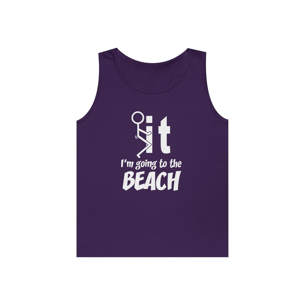 Unisex Beach Vacation Tank Top, Summer Apparel, Beachwear, Gift for Vacationers, Funny Tank for Men and Women