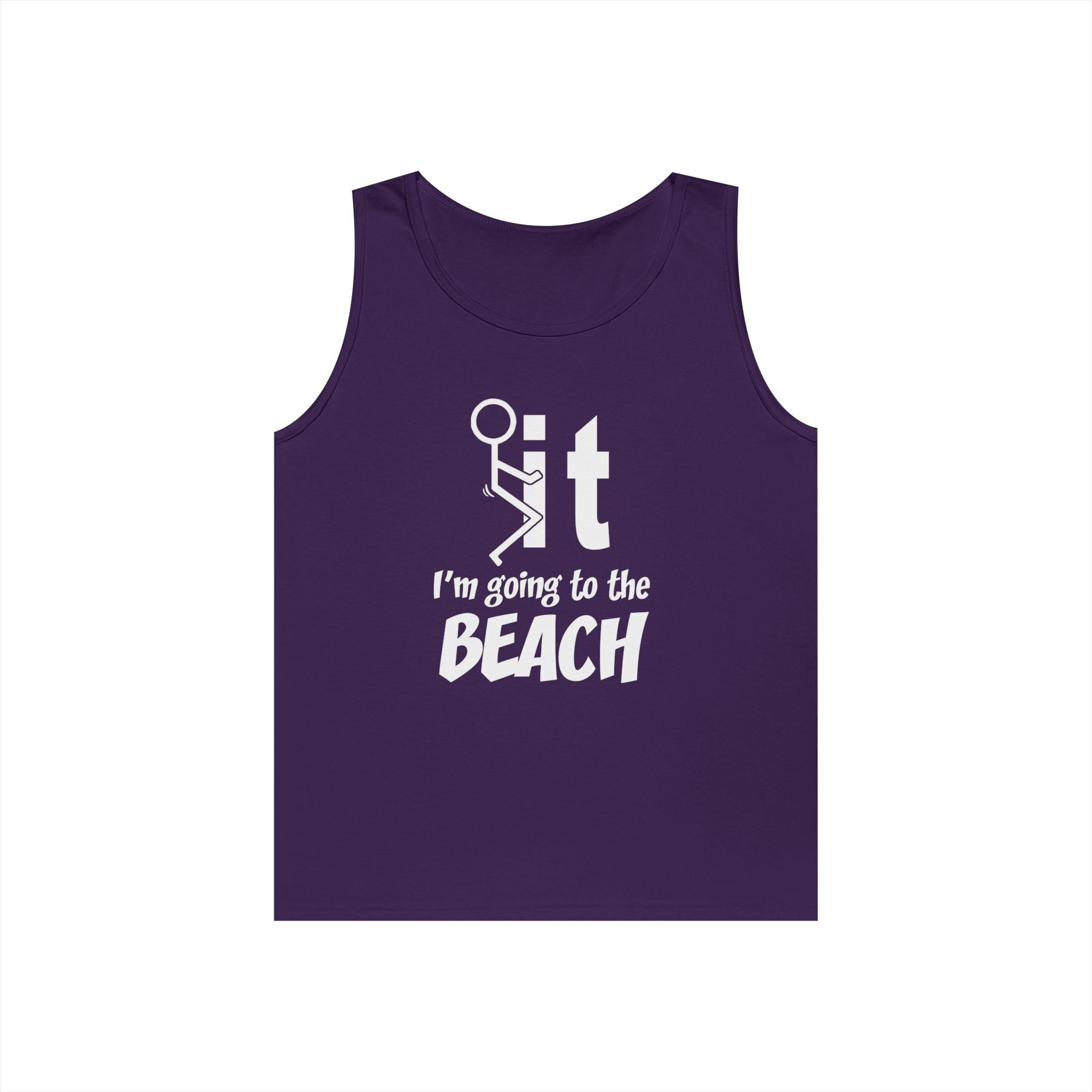 Unisex Beach Vacation Tank Top, Summer Apparel, Beachwear, Gift for Vacationers, Funny Tank for Men and Women