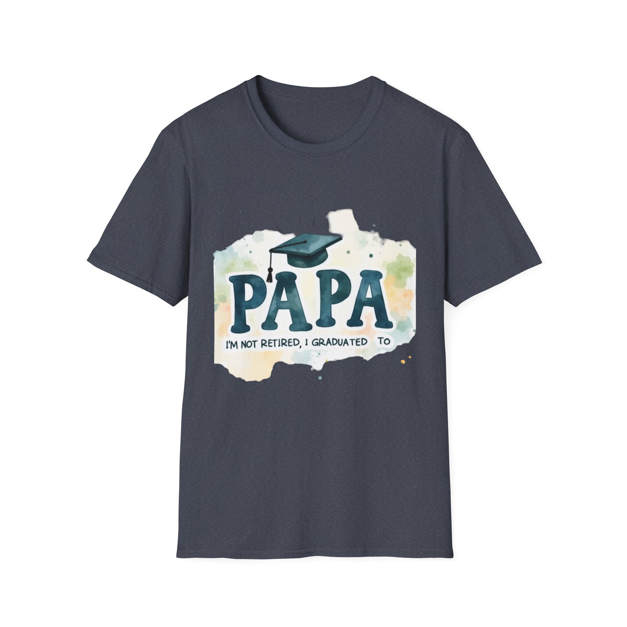 Funny Graduation T-Shirt for Dad, Great Gift for Father's Day, Papa Shirt, Unisex Softstyle Tee, Graduation Celebration Apparel