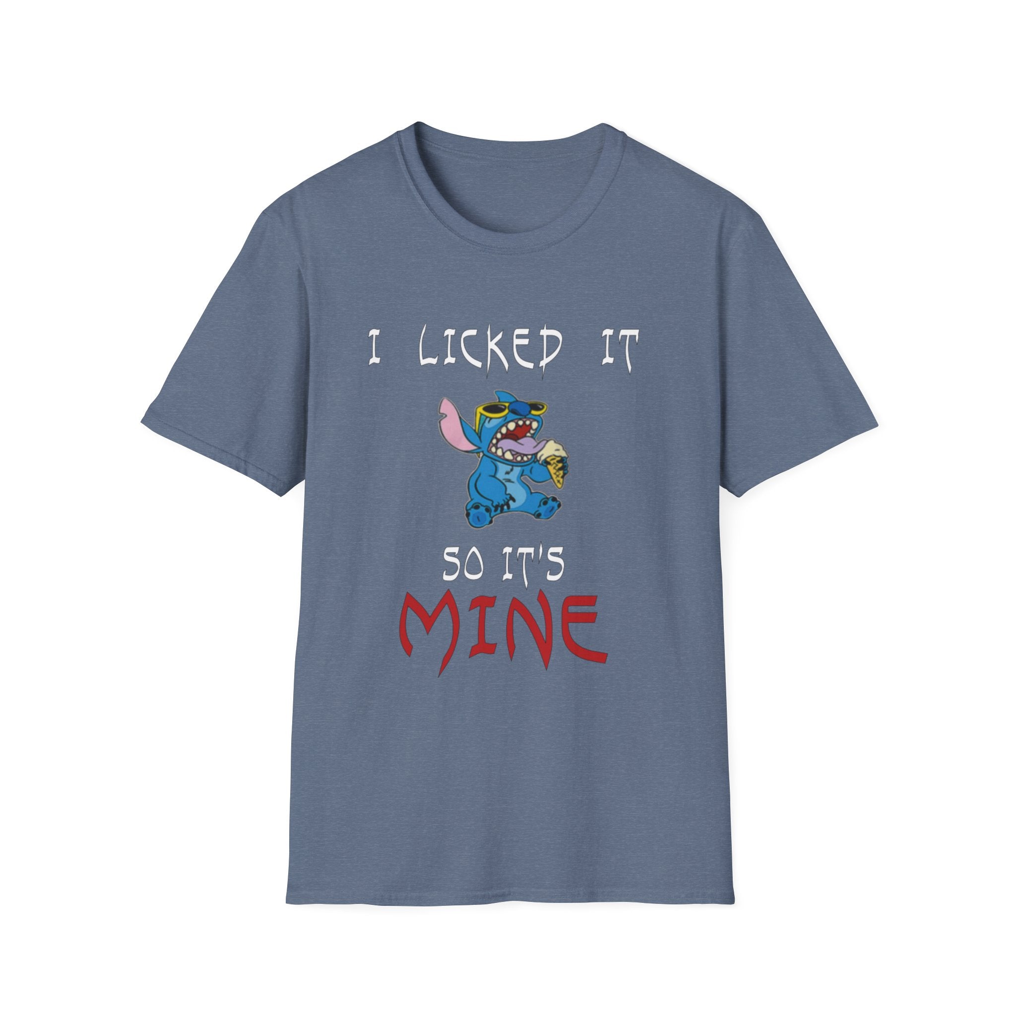 I Licked It, So It's Mine T-Shirt | Fun Graphic Tees, Cartoon Apparel, Gift for Kids & Teens, Summer Wear, Family Reunion